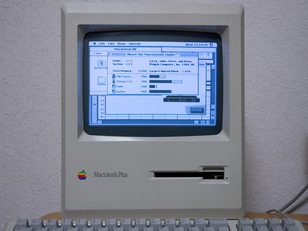 Macデスクトップ Apple Macintosh Plus Macデスクトップ Apple