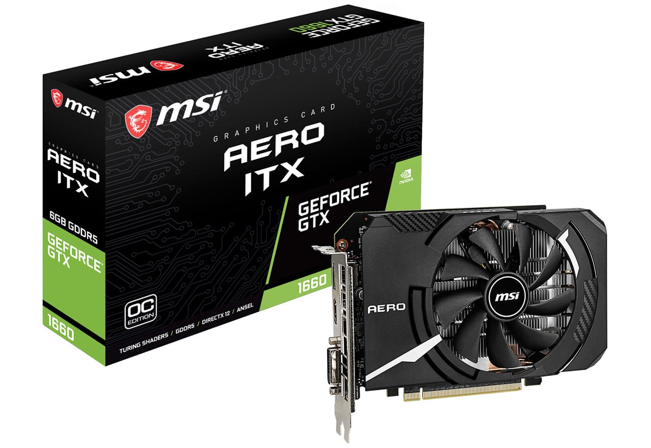 GeForce GTX 1660 AERO ITX 6G OC | MSI グラフィックボード GeForce