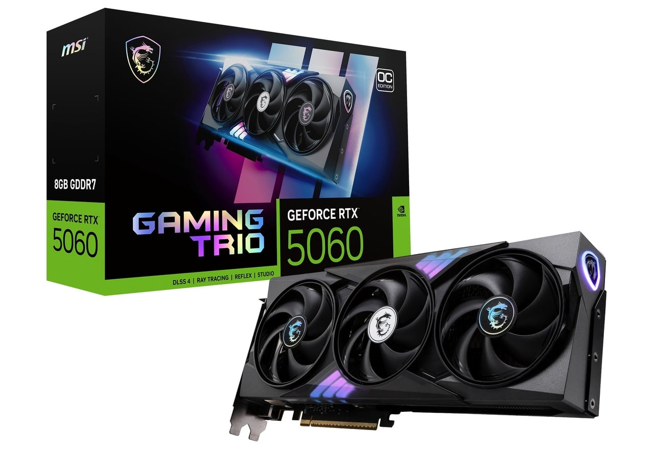 GeForce RTX 5060 8G GAMING TRIO OC | MSI グラフィックボード