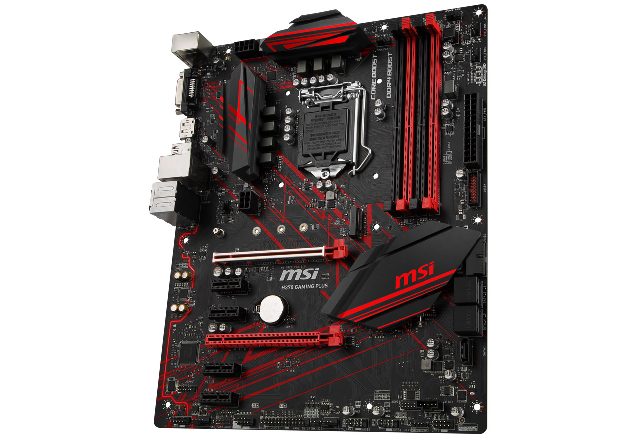 H370 GAMING PLUS | MSI マザーボード Intel H370チップセット | 株式