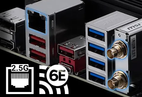 PRO B850-S WIFI6E | MSI マザーボード AMD B850チップセット | 株式