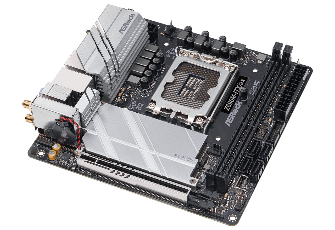 Z690M-ITX/ax | ASRock マザーボード Intel Z690チップセット | 株式