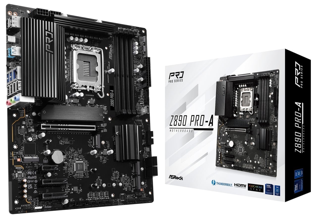 Z890 Pro-A | ASRock マザーボード Intel Z890チップセット | 株式会社