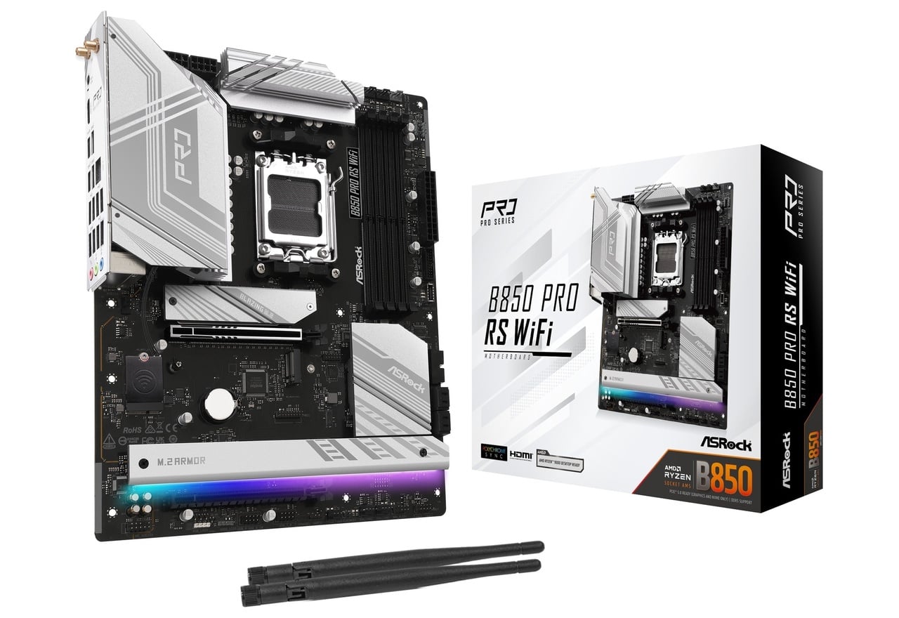 B850 Pro RS WiFi | ASRock マザーボード AMD B850チップセット | 株式