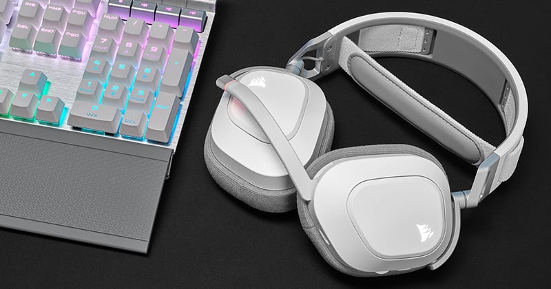 HS80 RGB WIRELESSシリーズ | CORSAIR ゲーミングヘッドセット | 株式