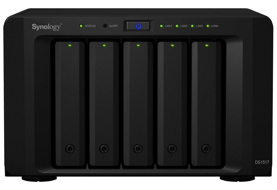 DiskStation DS1517 | Synology ビジネス向け 5ベイオールインワンNAS