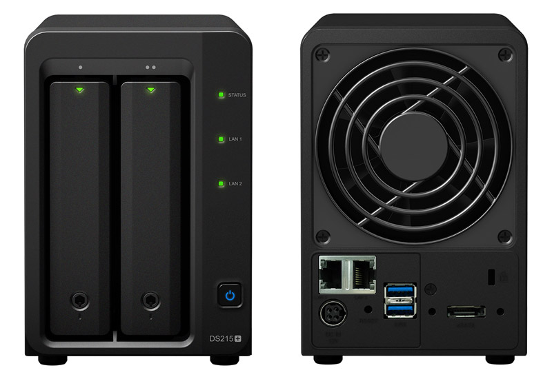 DiskStation DS215+ | Synology ビジネス向け 2ベイオールインワンNAS