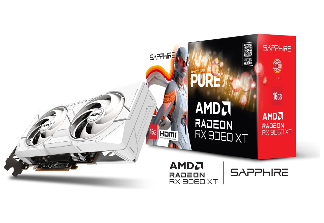 SAPPHIRE PURE Radeon RX 9060 XT GAMING OC 16GB | SAPPHIRE