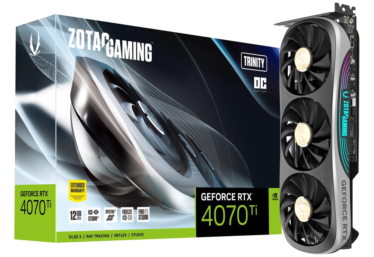 ZOTAC GAMING GeForce RTX 4070 Ti Trinity OC | ZOTAC NVIDIA