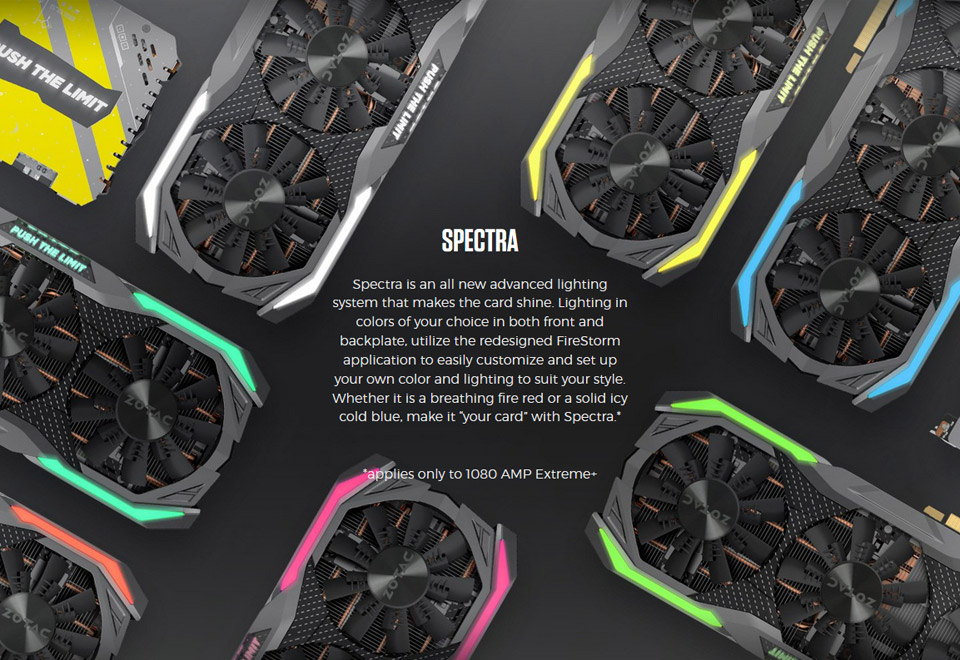 ZOTAC GeForce GTX 1080 AMP Extreme+ | ZOTAC NVIDIA グラフィック