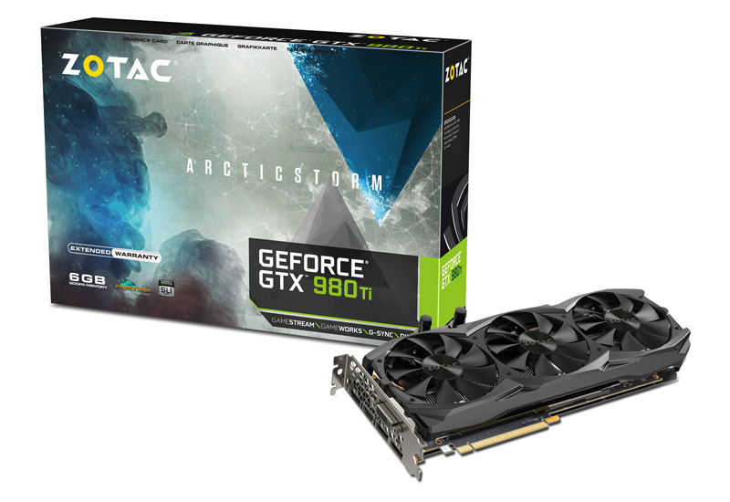 ZOTAC GeForce GTX 980 Ti ArcticStorm | ZOTAC NVIDIA グラフィック