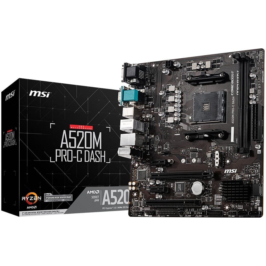 A520M PRO-C DASH | MSI マザーボード AMD A520チップセット | 株式