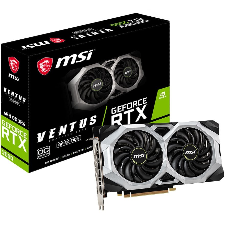 GeForce RTX 2060 VENTUS GP OC | MSI グラフィックボード GeForce RTX