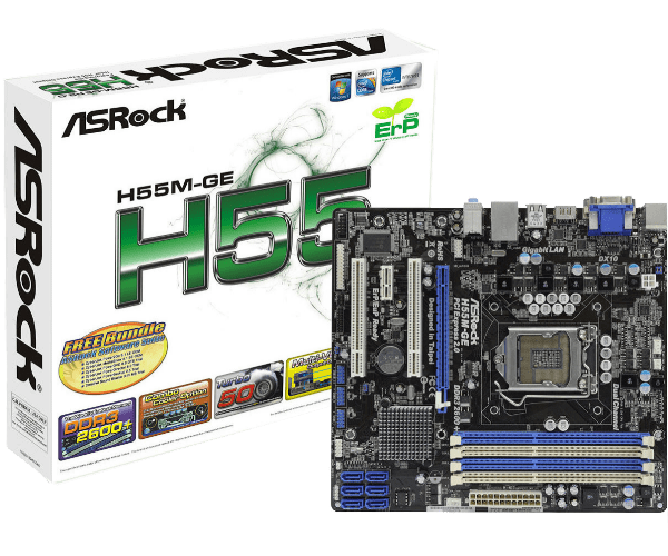 ASRock H55DE3, CPU, RAM16GB, GPU 4GB セット Rocket Lake-S対応、ASRockからH570搭載LGA1200対応高耐久ATX