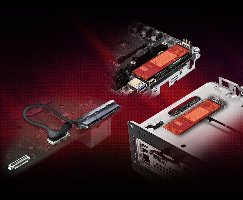 deskmini A300 CPU&メモリ付属 ASRock > DeskMini A300 Series