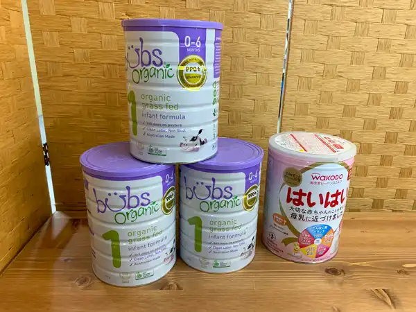 bubs Organic 3 有機グラスフェッド粉ミルク 4缶セット bubs Organic 3
