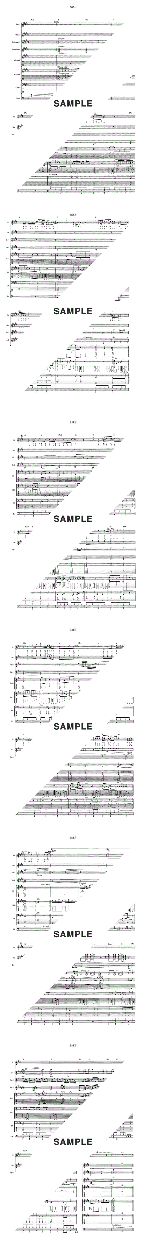 楽譜一覧】ZARD / バンドスコア | 楽譜＠ELISE（アットエリーゼ）