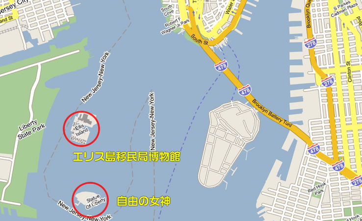 ニューヨークの地図・マンハッタン島マップ│あっとニューヨーク