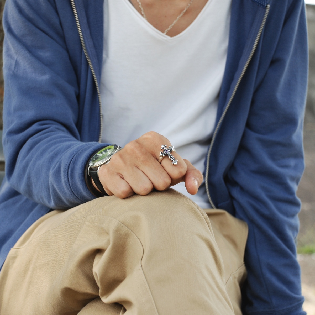 逆十字 デザイン シルバー925 リング 指輪【cooldust | クールダスト