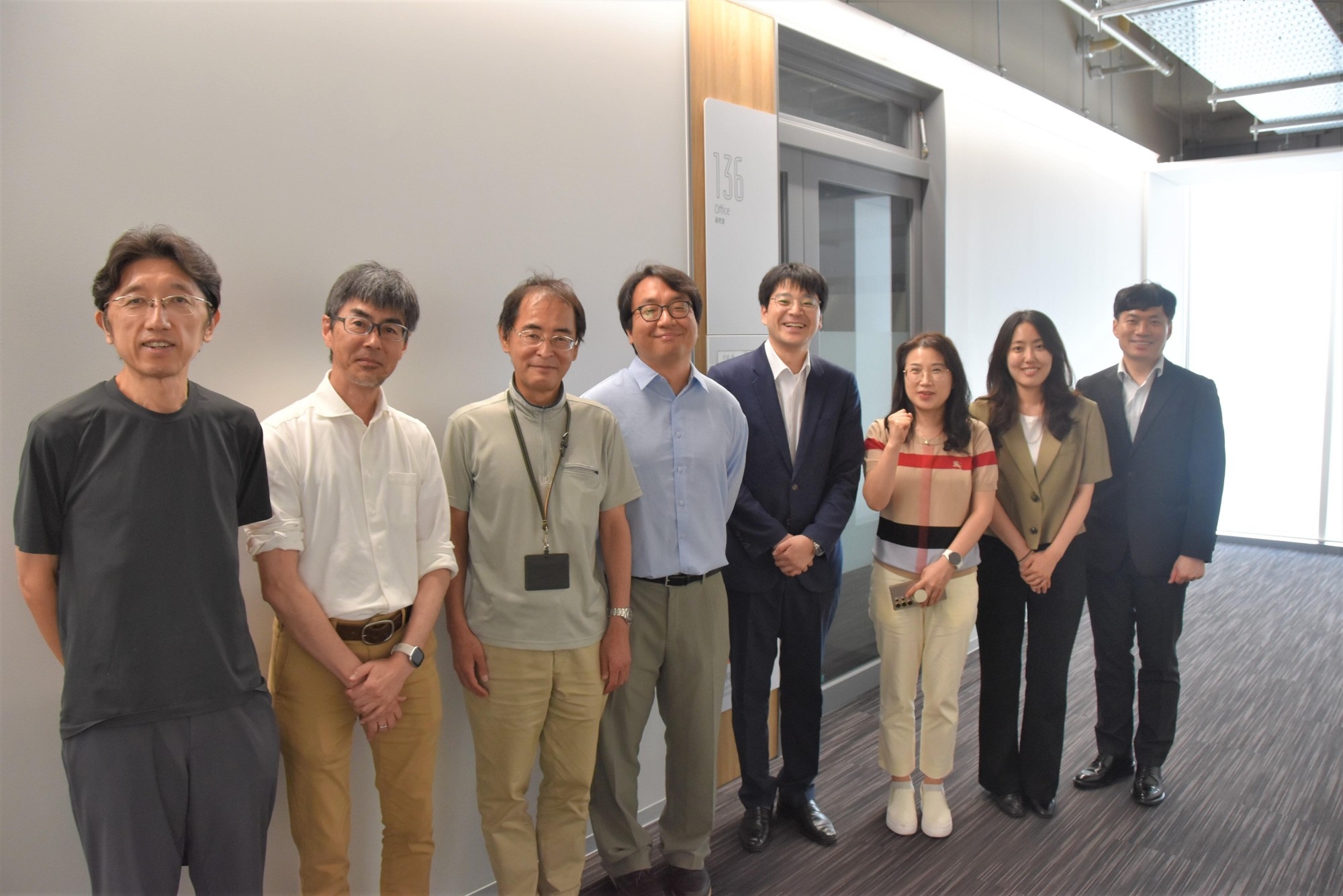 名城大学】韓国・釜山の半導体新素材担当者が来日し、理工学部材料機能