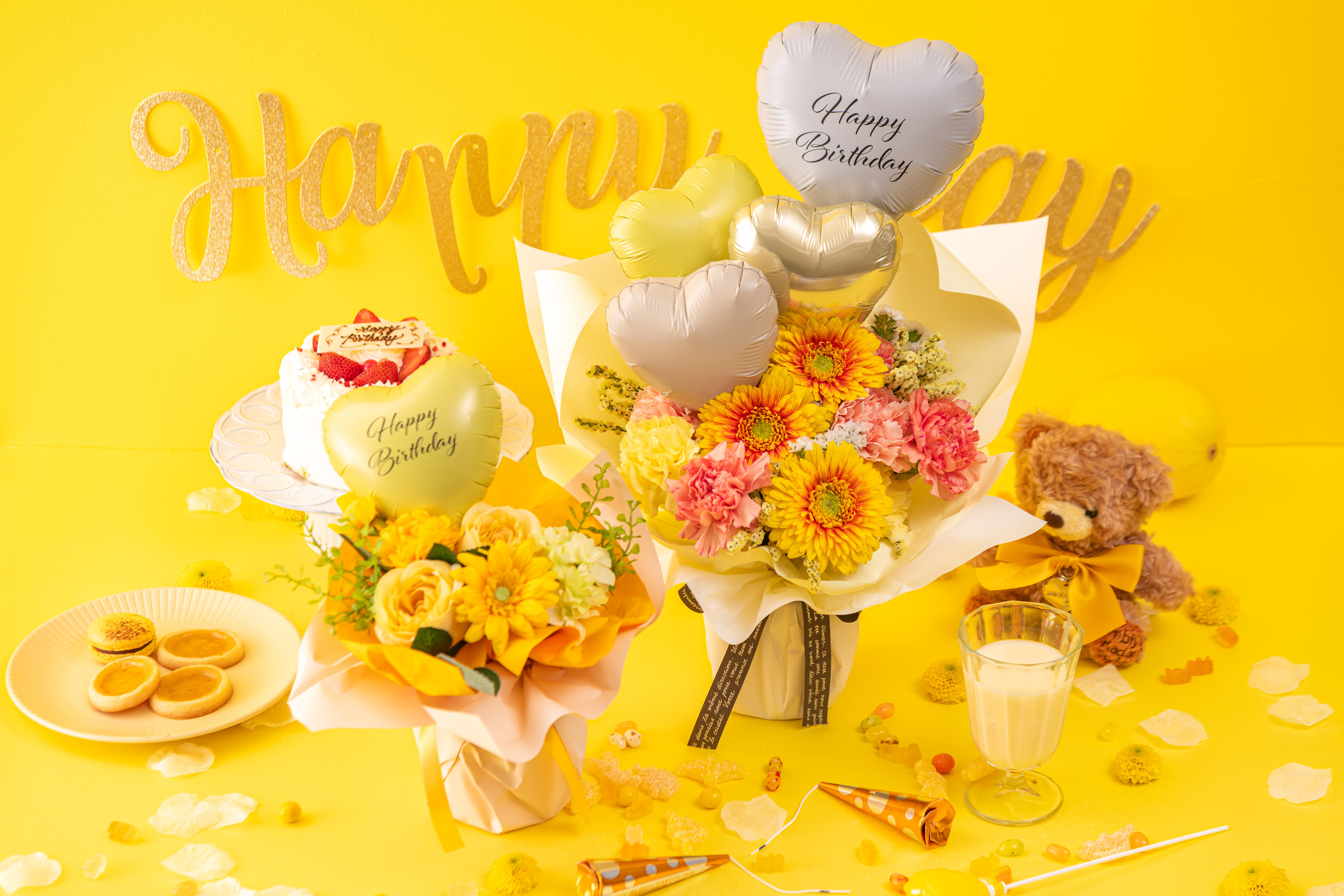 推し活”を花で華やかに彩る！ バルーン付きバースデーフラワー