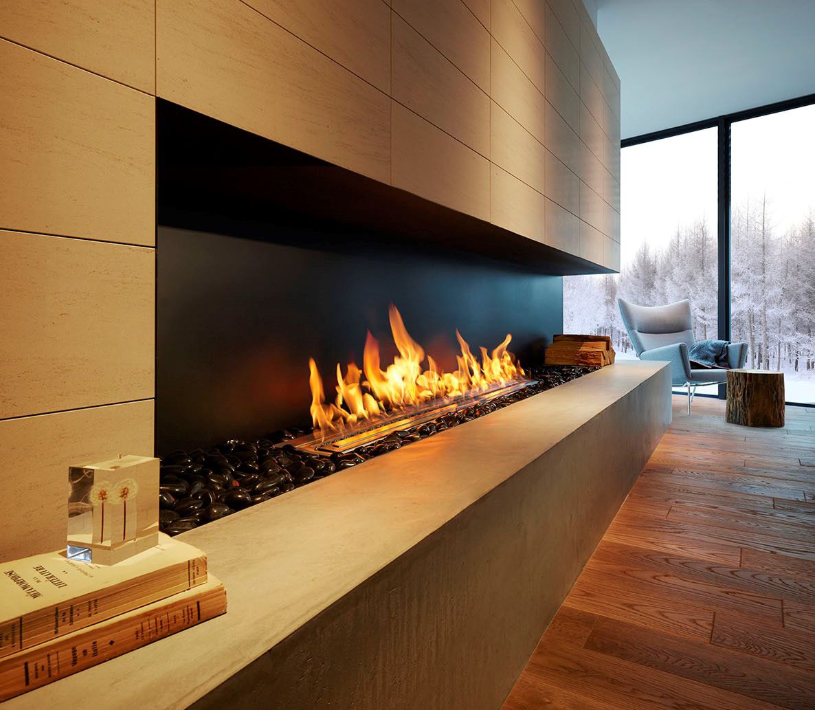 バイオエタノール暖炉「EcoSmart Fire」より シリーズ最大の