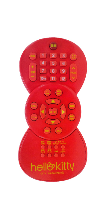 ハローキティのフェイス形 13.3V型 地上デジタルハイビジョン液晶