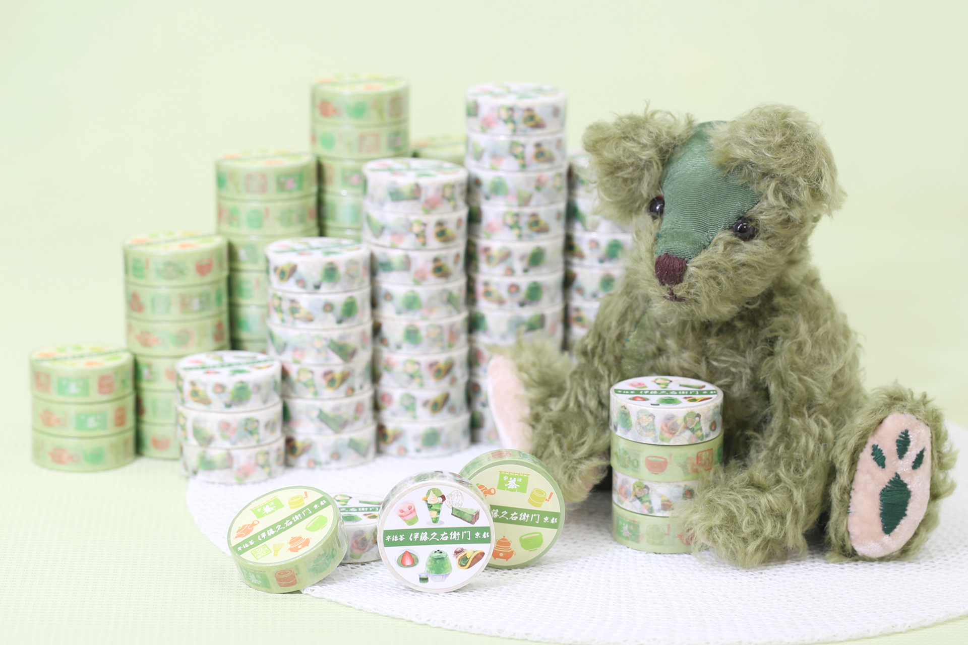 京都限定！宇治抹茶スイーツがマステになりました／ 京都・伊藤久右