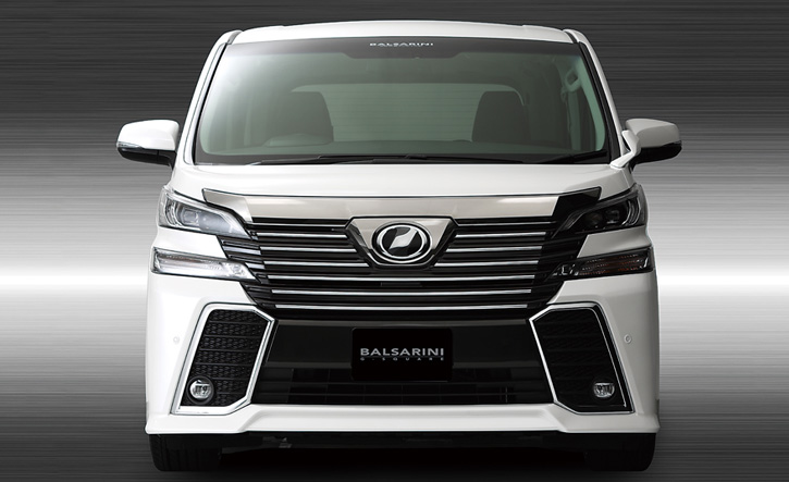 ヴェルファイア30系前期用フロントグリル Gスクエア・バルサリーニ