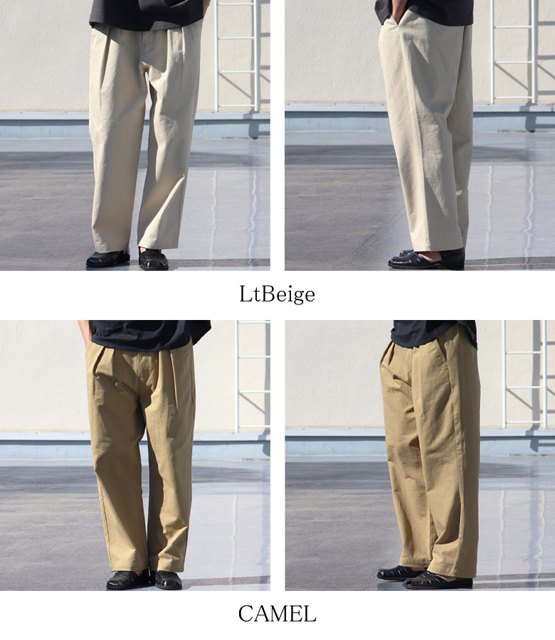 岡山」クラシック チノクロス ヴィンテージ ワッシャー M52 2タック