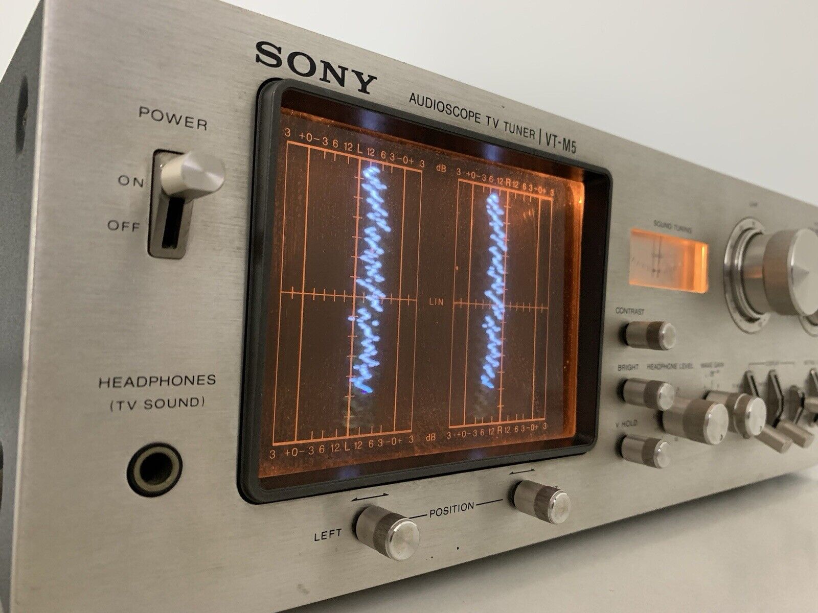 SINTONIZADOR DE TV SONY AUDIO SCOPE VT-M5, alta gama, vintage