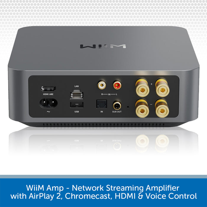 WiiM Streaming Amp - AirPlay 2, Chromecast, HDMI & Voice | Audio Volt