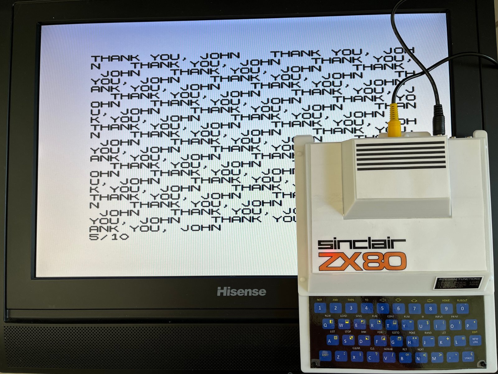 Vintage Computer replica - Sinclair ZX80 - Computer, Console