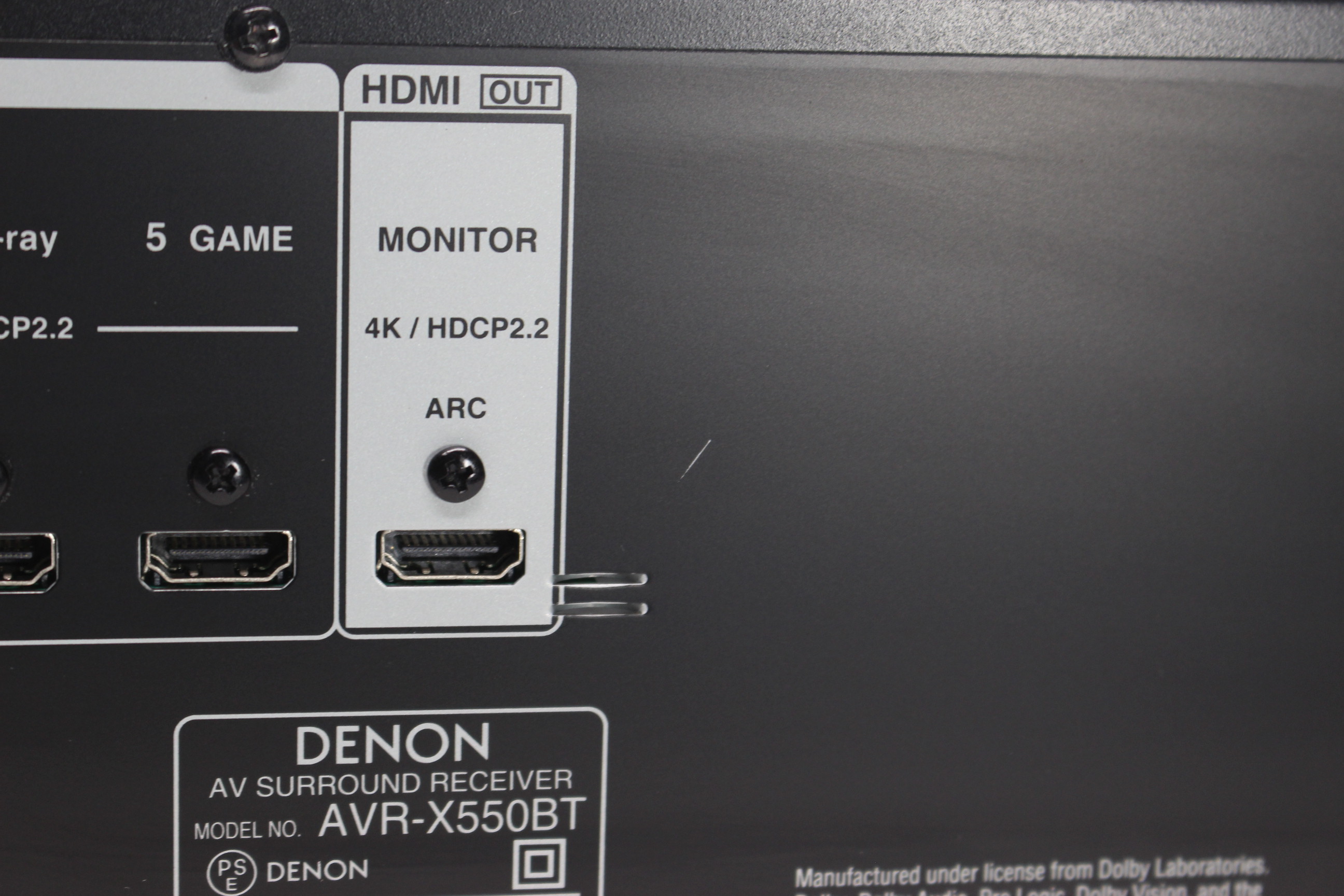 アバックWEB-SHOP / 【中古】DENON AVR-X550BT【コード21-06363】AVアンプ