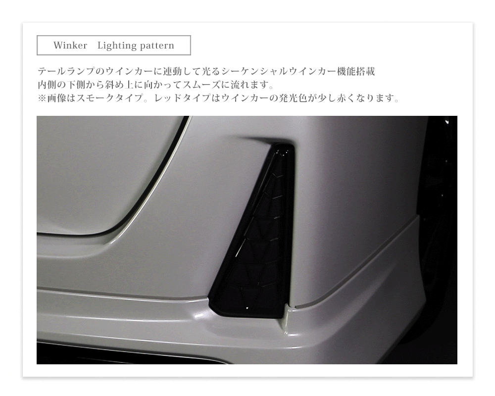 流れるリフレクター ノア ヴォクシー 80系 NOAH VOXY シーケンシャル