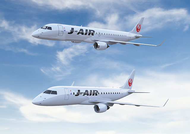 JAL、E170など最大27機発注 CRJ200など置き換え