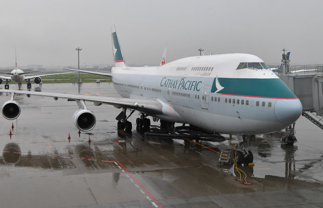 キャセイパシフィック航空、羽田からジャンボ最終便出発 747-400退役