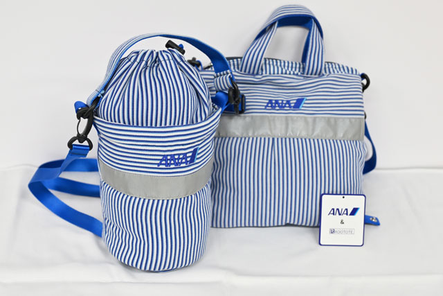 ANA、グラハン制服もアップサイクル ミニトート2種類