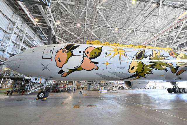 ANA 777-300ER イーブイJET 787-9ポケモンJET ANA「そらとぶピカチュウ