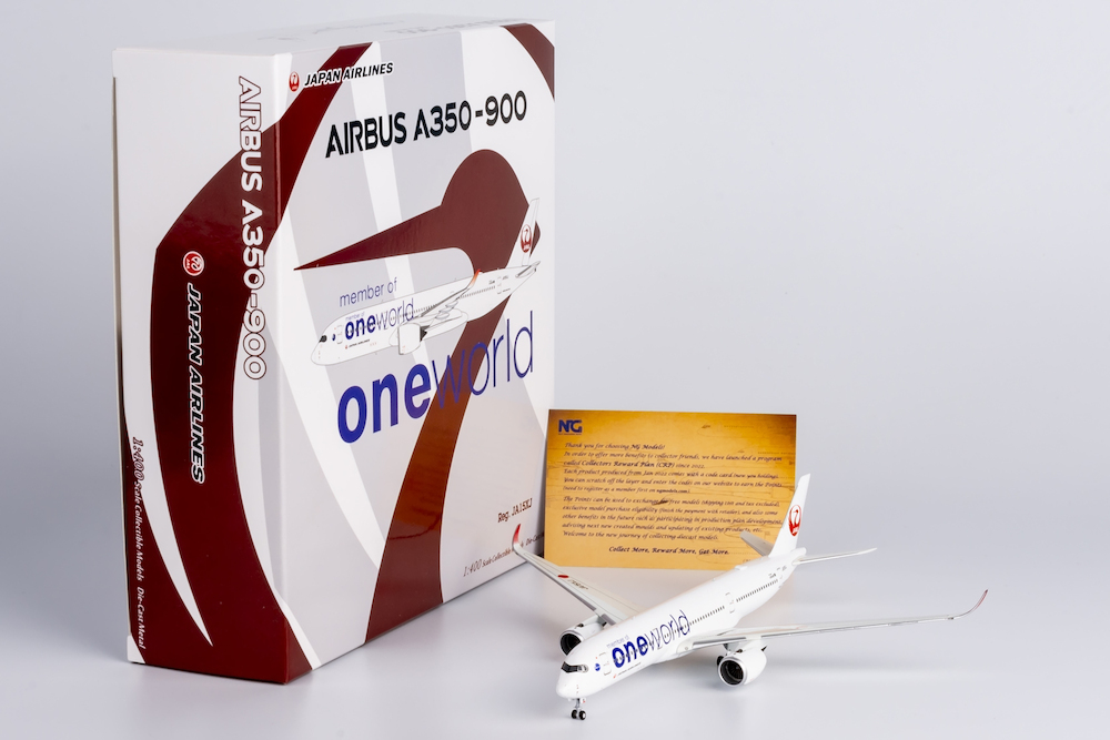 NG Models 39093 Airbus A350-900 JAL Japan Airlines oneworld JA15X