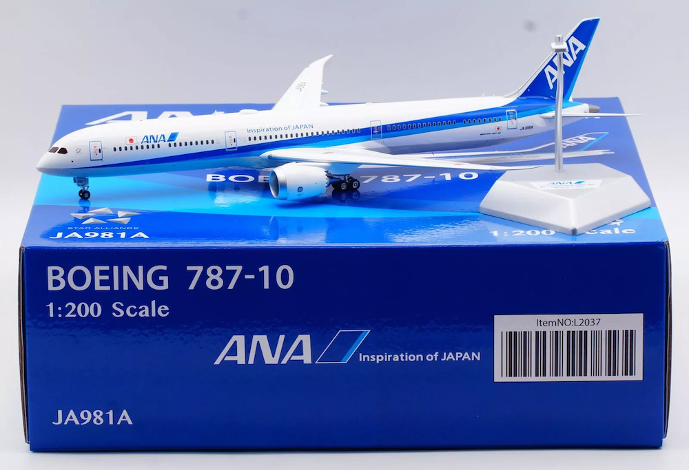 SQ Wings L2037 Boeing 787-10 Dreamliner ANA All Nippon Airways JA