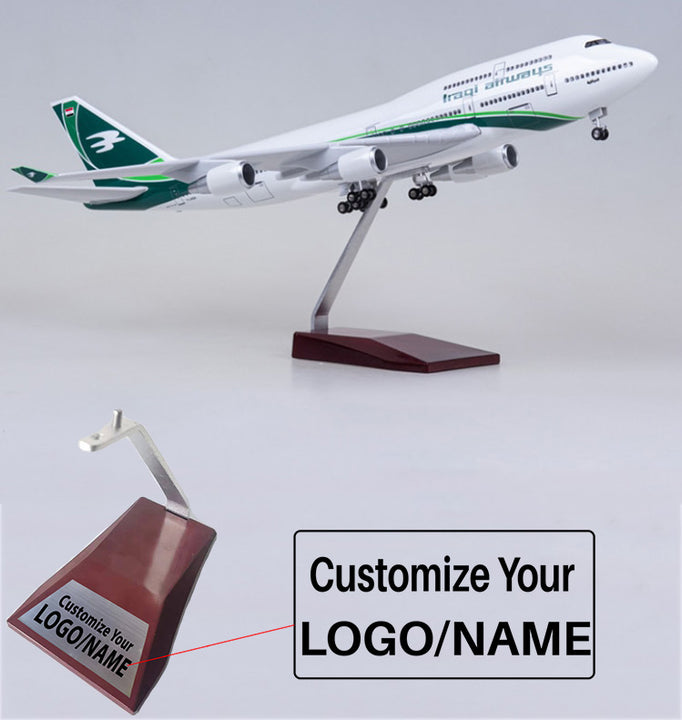Iraq Airways Boeing 747 Airplane Model (1/160 Scale - 47CM