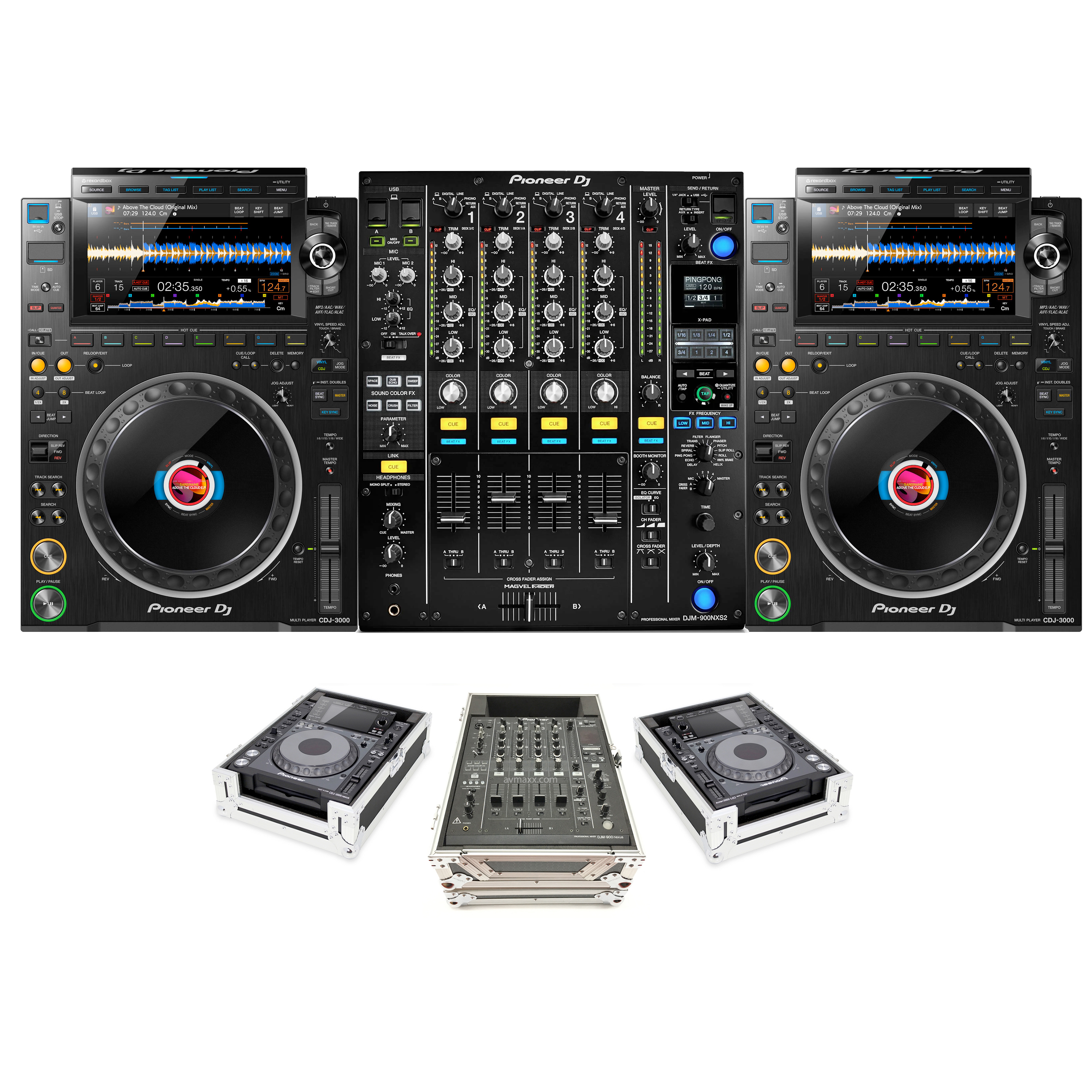 Pioneer-CDJ-3000-and-DJM-