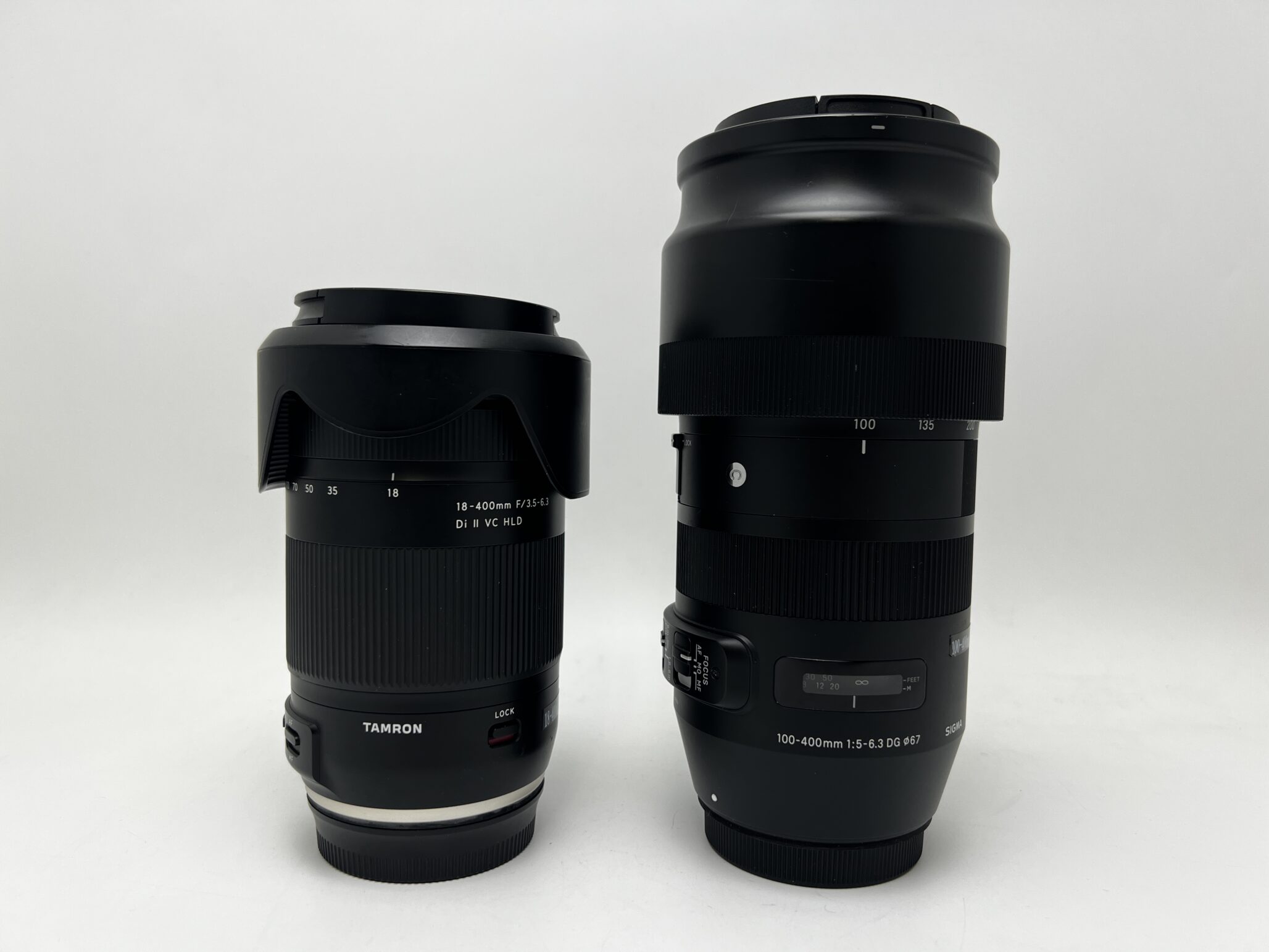 Canon EOS 80Dにタムロン18-400mmとシグマ100-400mmを付け替えて撮り