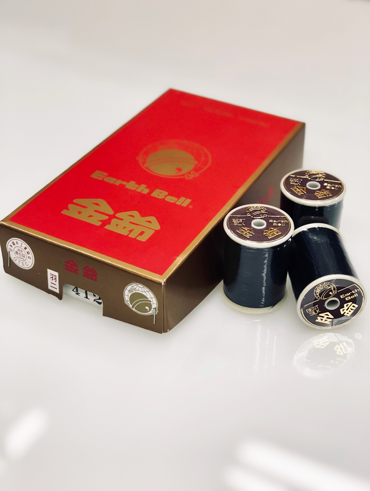 金鈴絹糸 羽二 普通地用ミシン糸 絹100% 700m巻 ヤマモト - ApparelX