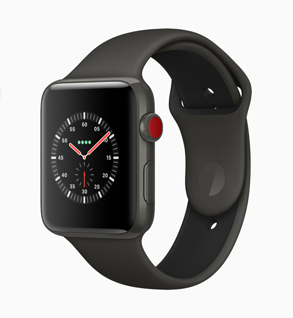 Apple Watch Series 3は携帯電話通信機能を内蔵し、様々な新機能を搭載
