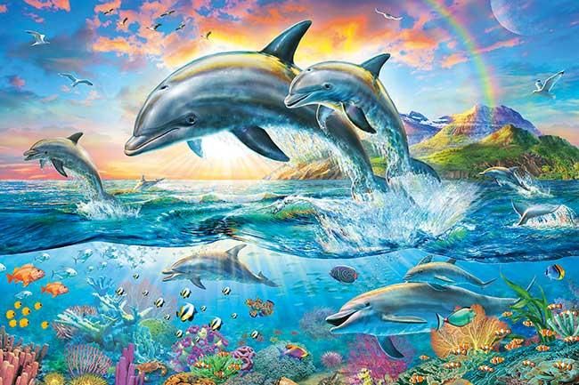 ドルフィン パレード | 光るジグソーパズルのアップルワン | アップル