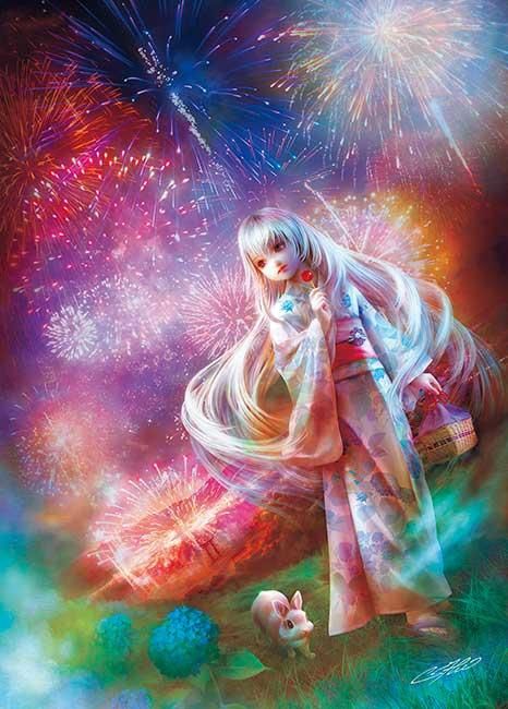 アート・イラスト | SHU（シュウ） | 光るジグソーパズルのアップル