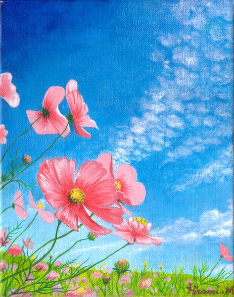 コスモス」 by hiromi｜Artmeter｜暮らしを彩るアートが、きっと見つかる