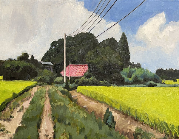 田舎の道」 by しばしょー｜Artmeter｜暮らしを彩るアートが、きっと